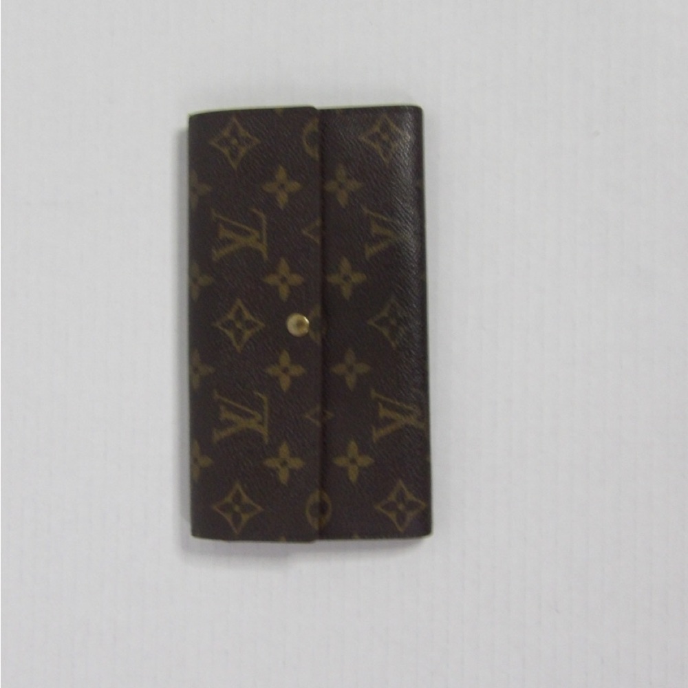 Louis Vuitton Brown Monogram Trifold Wallet